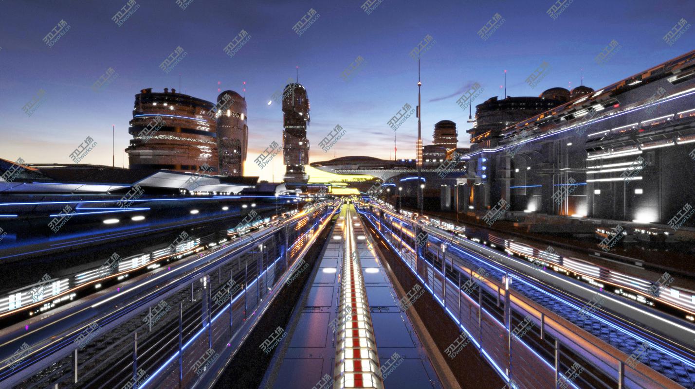 images/goods_img/20210319/Night City of the Future 2 3D model/3.jpg